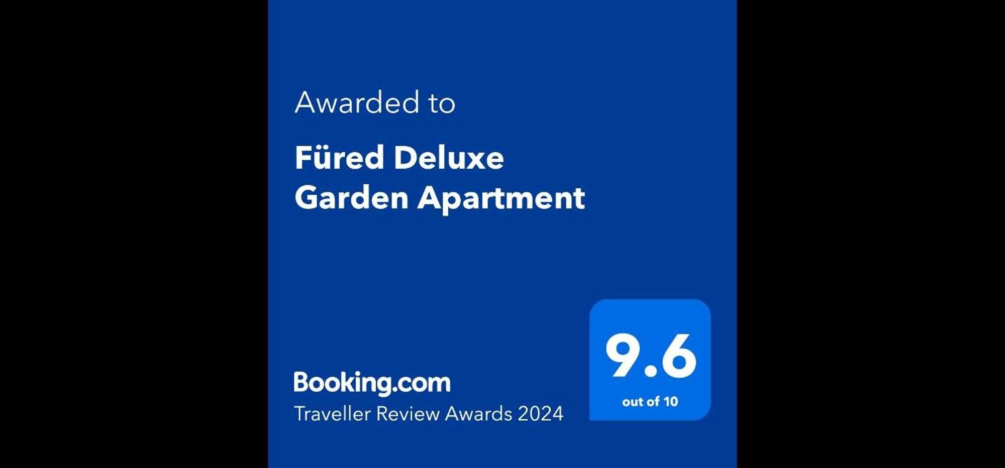 Fuered Deluxe Garden Apartment Balatonfüred Kültér fotó